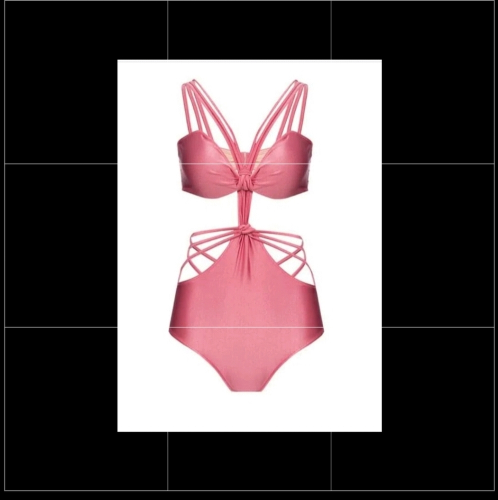 PatBo Licra stripes Bathing suit